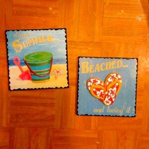 Beach Wall Plaques